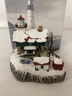 Harbour Lights Christmas 2001 Michigan City, Indiana #712 1787 w/ Box & COA